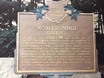 Nobles Pond
            historical site marker